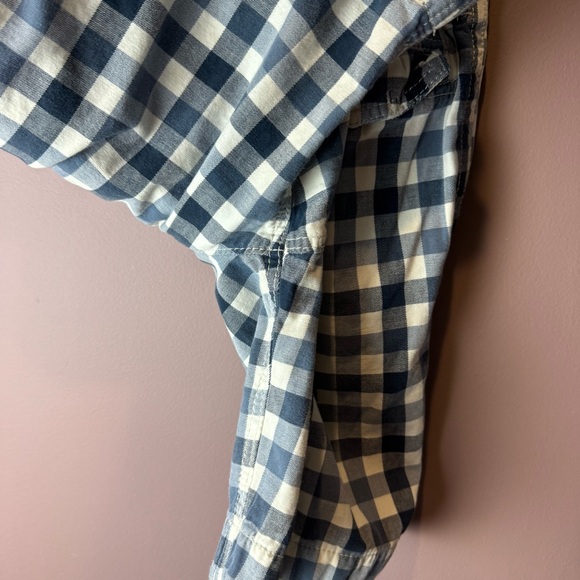 abercrombie kids Cargo Shorts Buffalo Plaid Blue 12 - Picture 6 of 8